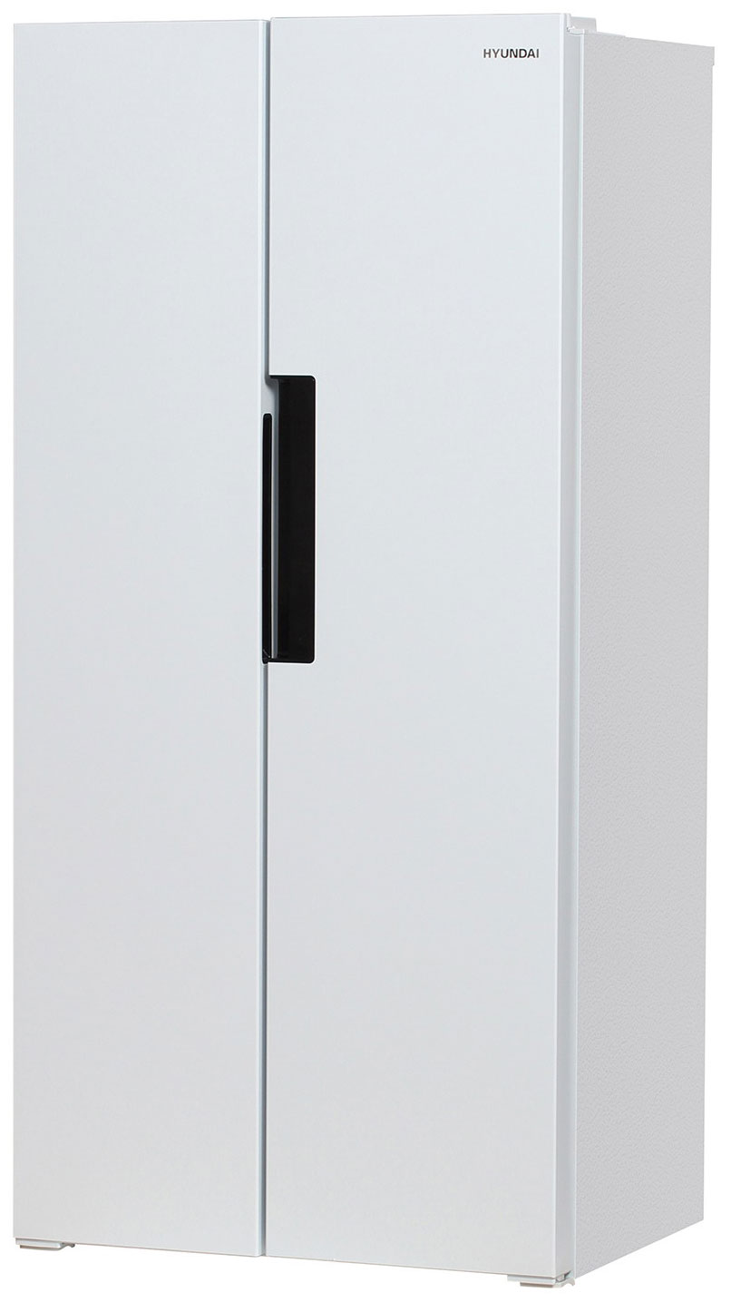Холодильник Side by Side Hyundai CS4502F белый холодильник side by side hyundai cm5544f черное стекло