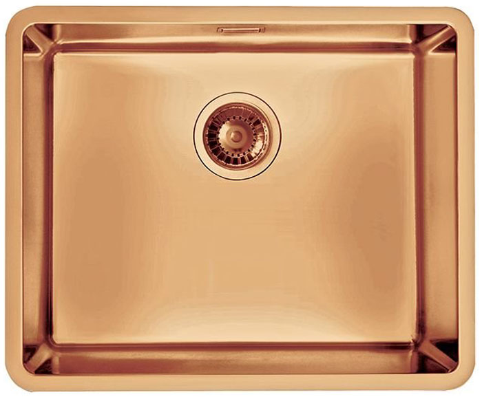 

Кухонная мойка Alveus KOMBINO 50 MONARCH COOPER SAT 90 542X442X195 U с выпуском без сифона (1120381), Медный
