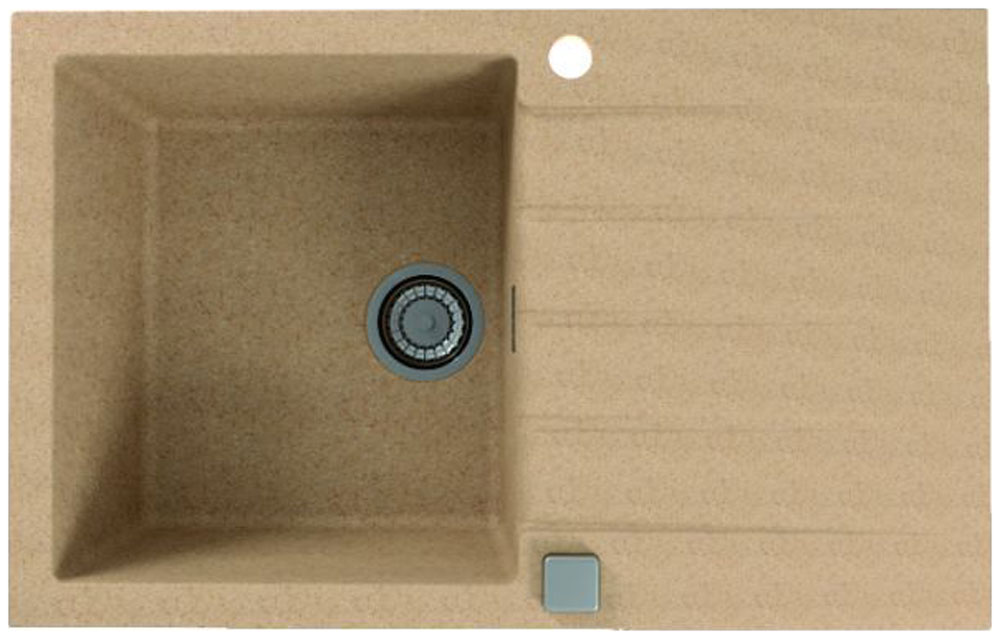 

Кухонная мойка Alveus GRANITAL CADIT 20 BEIGE G55 790 X 500 1X с сифоном 1132823 (1132024), Бежевый