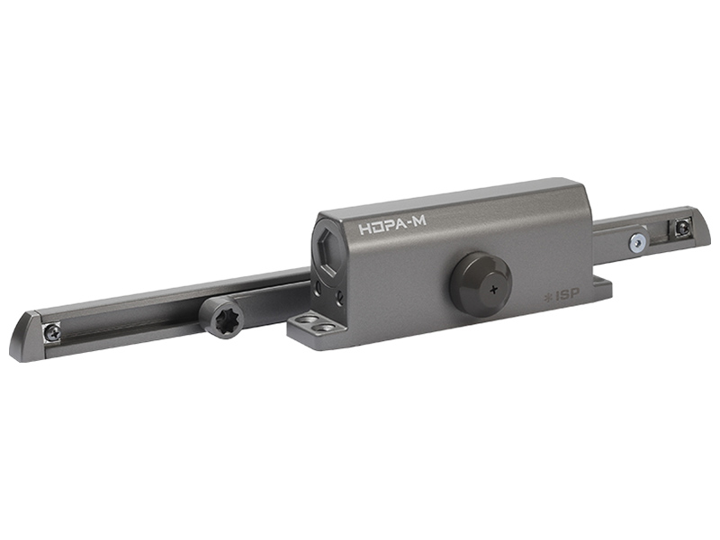 Изображение товара Доводчик дверной Нора-М 450 Slider ISPARUS, 110-150 кг, Графит (19303)