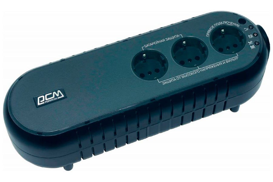 

Источник бесперебойного питания Powercom WOW-700U, 700VA, Черный