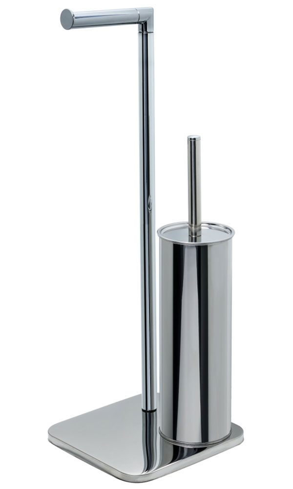 Изображение товара Стойка с держателем для бумаги Fixsen FX-421 напольная хромированная