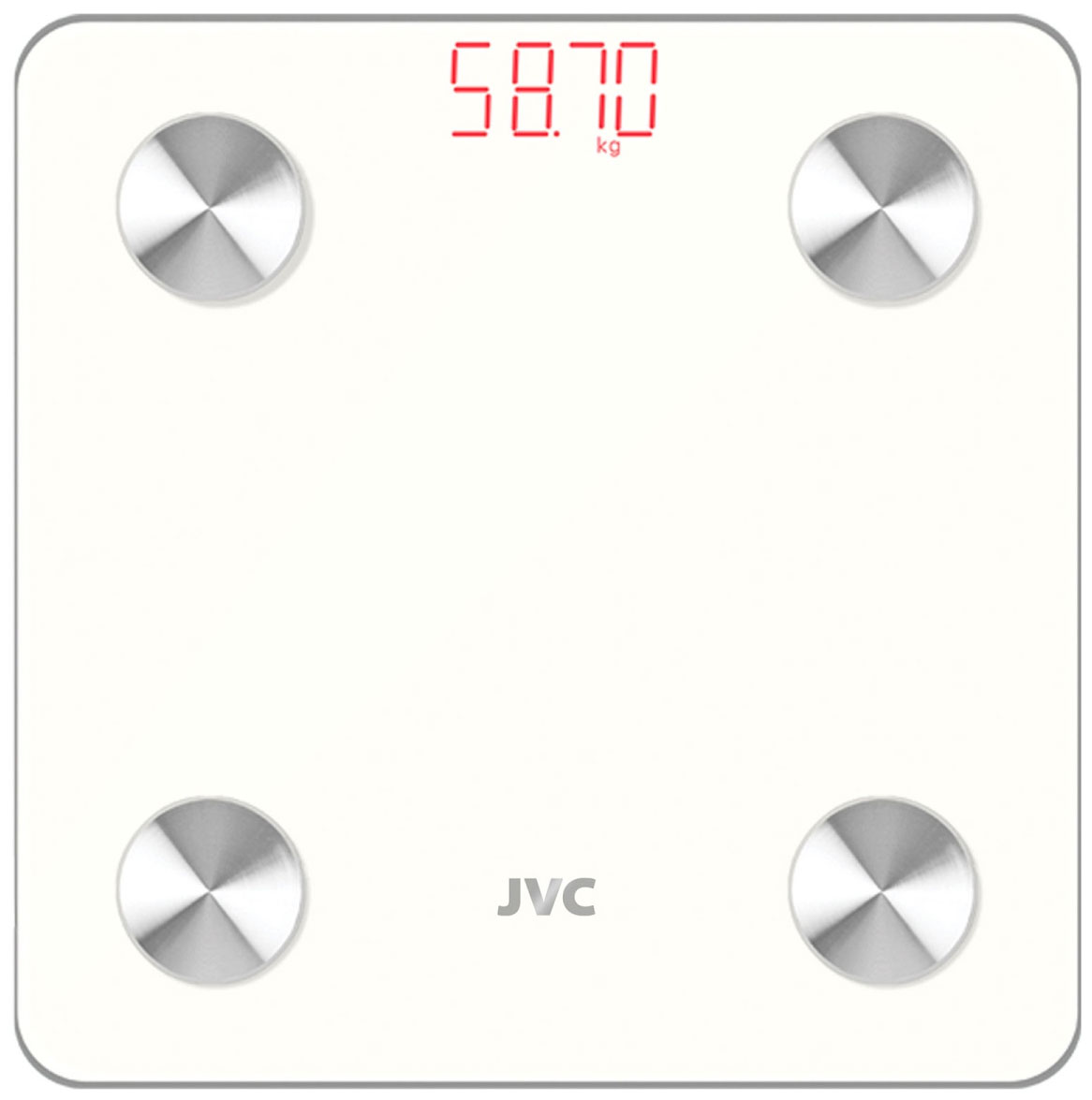 Изображение товара Электронные умные напольные весы JVC JBS-002 с биоэлектрическим анализом тела и Bluetooth