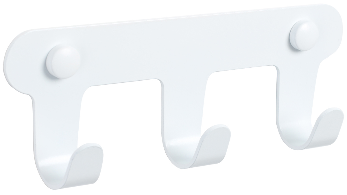 Изображение товара Планка 3 крючка Fixsen PRACTICA белый (FX-805W-3)