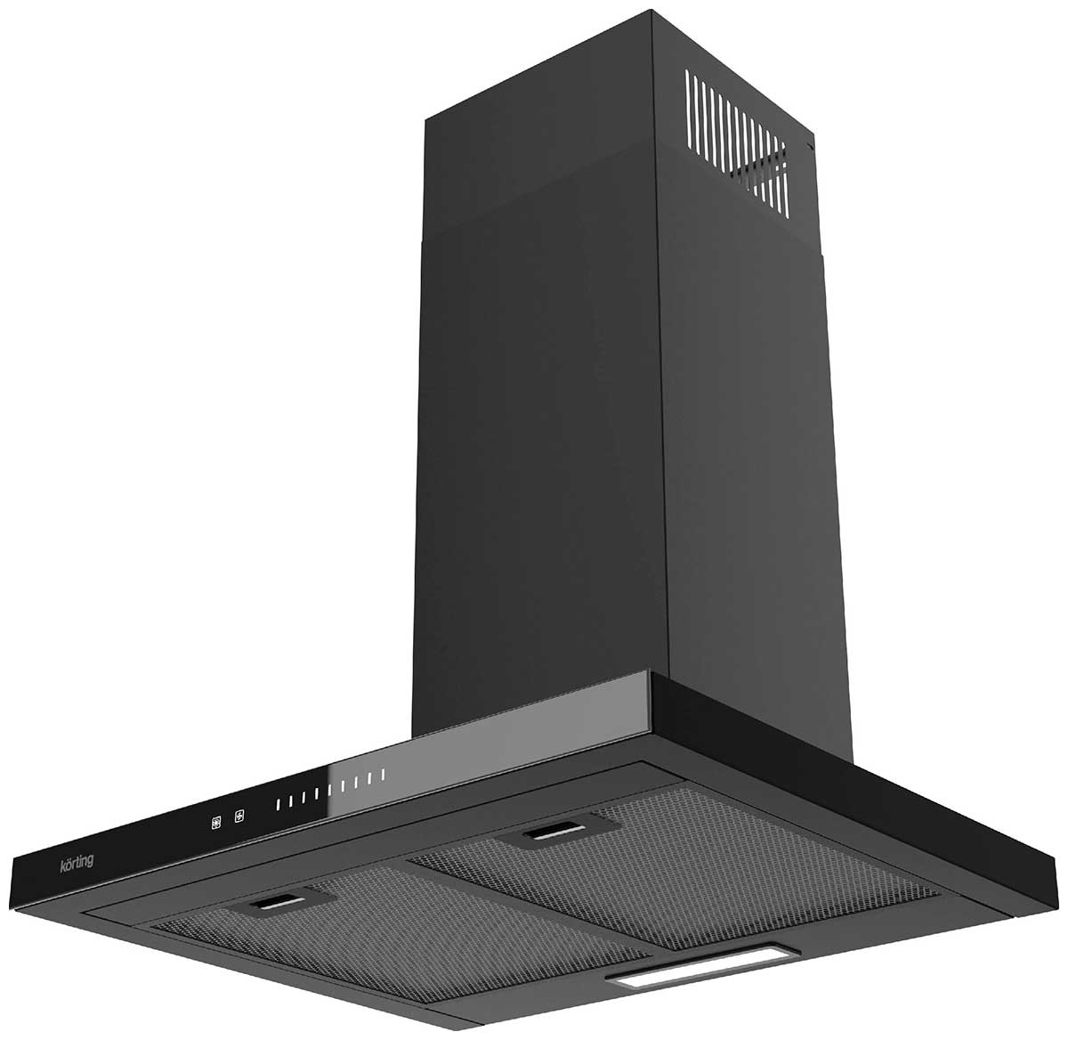 Изображение товара Вытяжка Korting KHC 6989 GN с сенсорным управлением и LED освещением