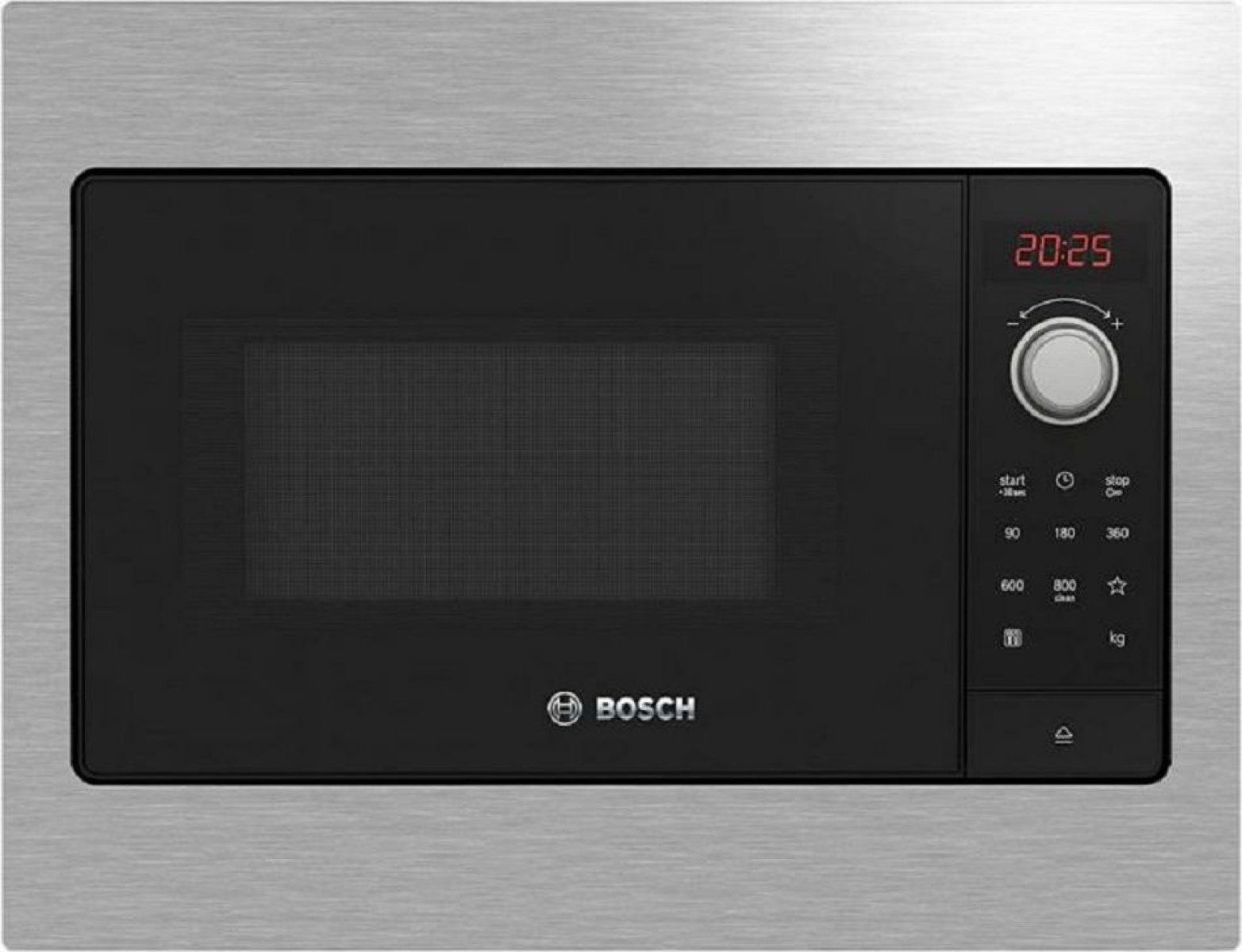 Изображение товара Микроволновая печь Bosch BFL623MS3 20л встраиваемая черная нержавейка