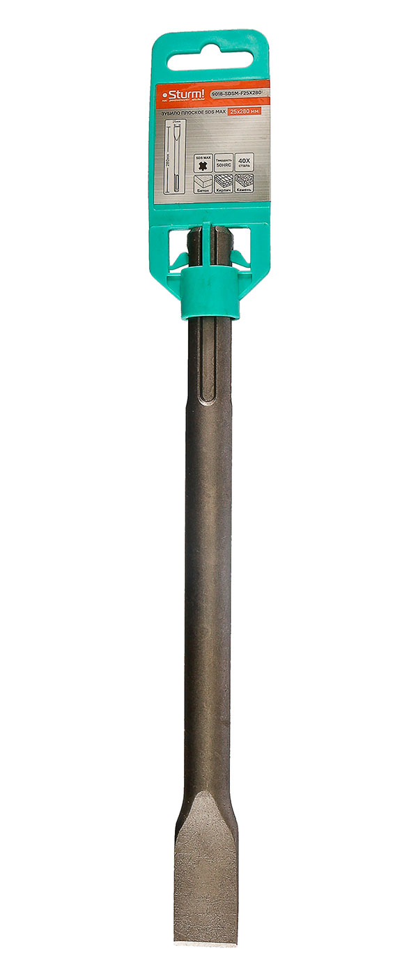Изображение товара Насадка-долото Sturm! SDS Max, 25х280 мм (9018-SDSM-F25X280)