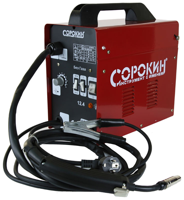 Изображение товара Сварочный полуавтомат MIG 08-09 мм 220 В 120 А Сорокин Китай