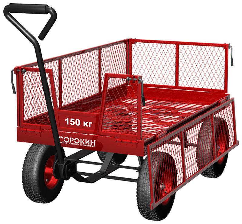 

Тележка Сорокин 9.44, четырехколесная, 150 кг