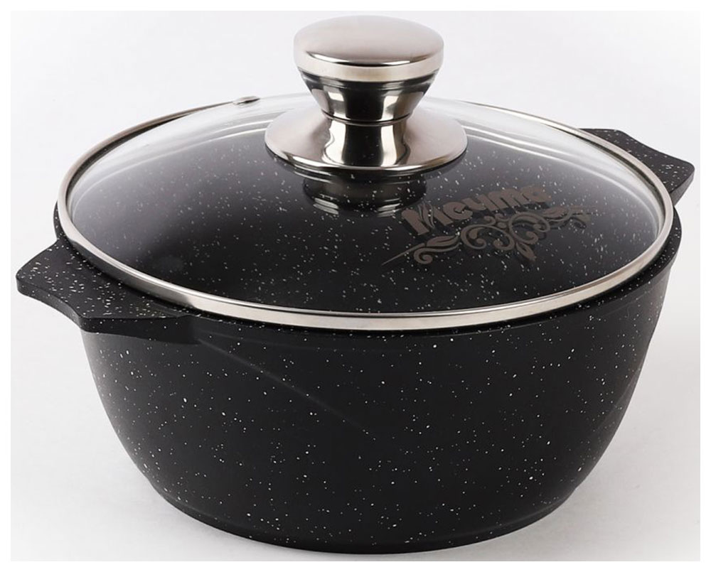 Кастрюля Мечта Гранит Black, 1 л (41802) Кастрюля Мечта Гранит Black, 1 л (41802)