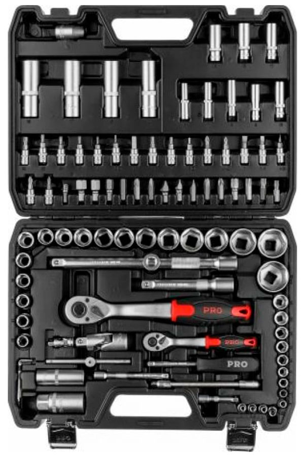 

Набор головок и бит Startul STUTTGART (PRO-094S), 94 предметa, 1/4, 1/2, 6 граней