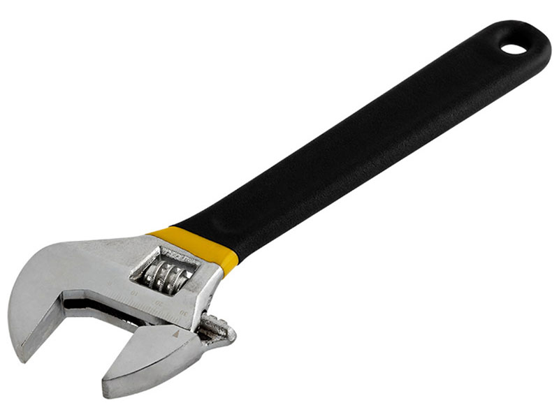 Изображение товара Ключ разводной Park 0-30 мм, 25 см, с измерительной шкалой и прорезиненной ручкой (105471)