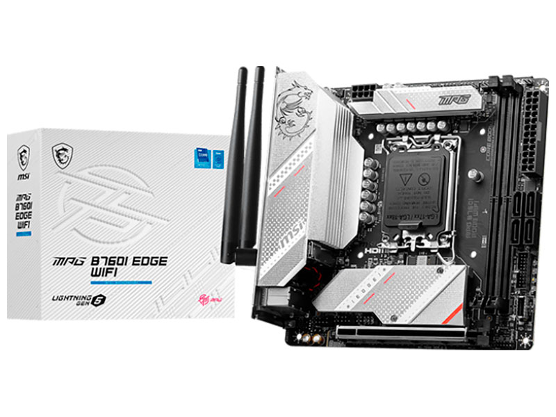 Изображение товара Материнская плата MSI MPG B760I EDGE WIFI mini-ITX с Wi-Fi