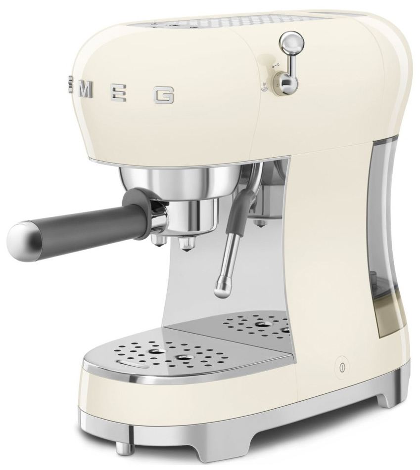 

Кофеварка Smeg ECF02CREU, Кремовый