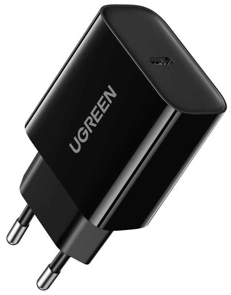 Изображение товара Сетевое зарядное устройство Ugreen CD137 20W USB-C PD быстрое зарядка Черный