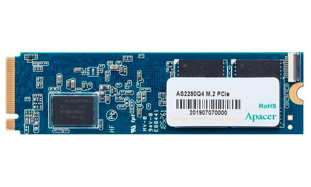 Изображение товара SSD накопитель Apacer M.2 AS2280Q4 500 Гб PCIe 4.0 (AP500GAS2280Q4-1)