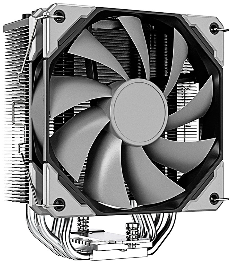 Изображение товара Кулер для процессора ID-Cooling SE-214-XT BASIC для AMD Intel с радиатором и вентилятором