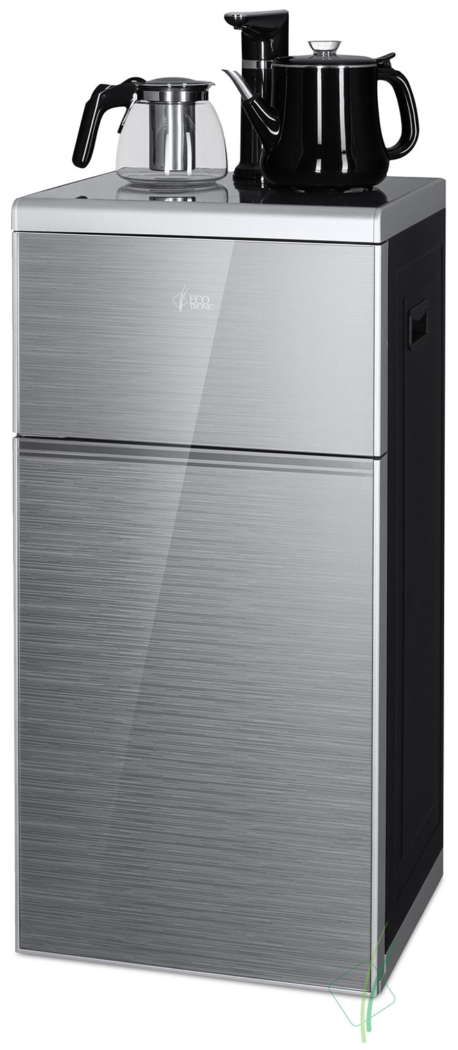 Изображение товара Напольный кулер с чайным столиком Ecotronic TB60-LNA silver без охлаждения