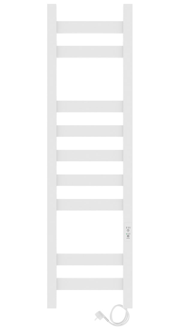 

Полотенцесушитель электрический Laris Флавиа, ЧК, П9, 200х800, белый муар, правое подключение (73207655)