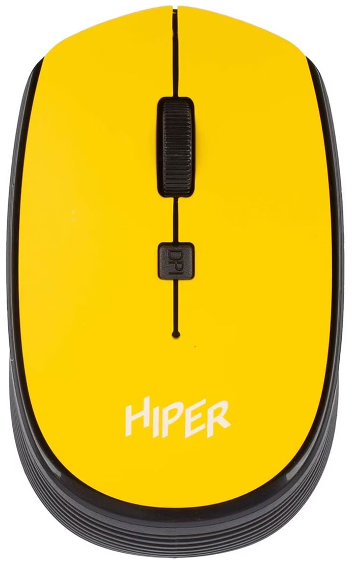 Изображение товара Беспроводная мышь Hiper HOMW-085, желтая