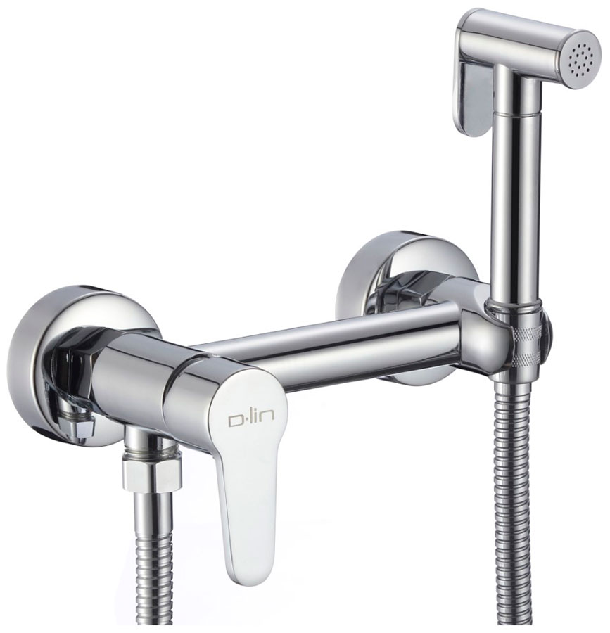Изображение товара Гигиенический душ со смесителем D-Lin хром (D180202)