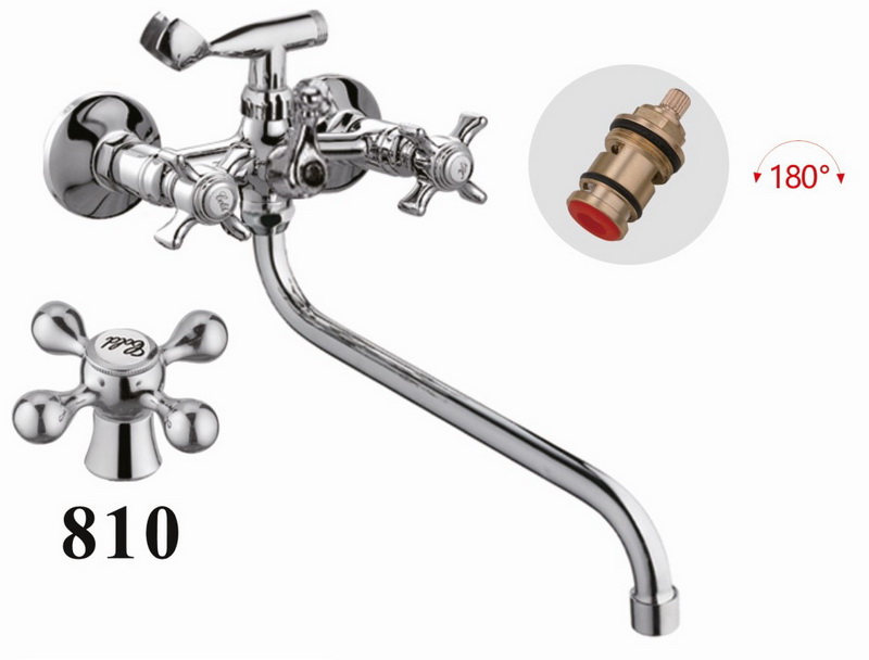 Изображение товара Смеситель для ванной комнаты D-Lin хром (D147810)