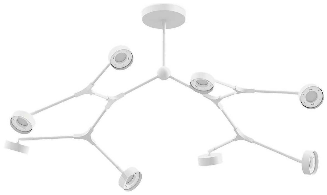 Изображение товара Люстра потолочная Ambrella Light DIY Spot C9059 стиль хай-тек 8 LED белая Россия