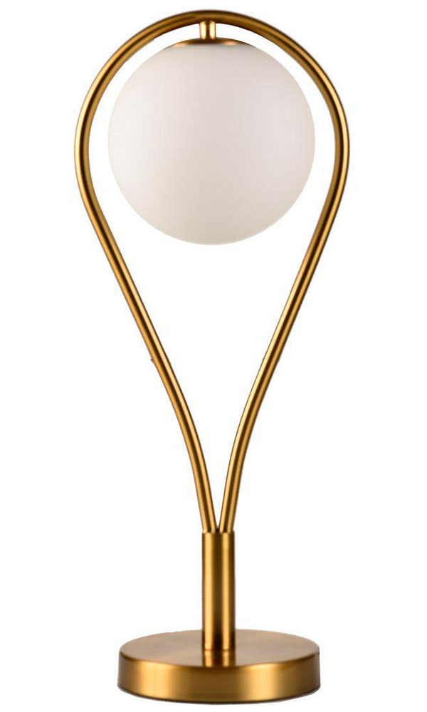 Изображение товара Настольная лампа Lussole Cleburne LSP-0612 для спальни стиль Модерн с галогенной лампой