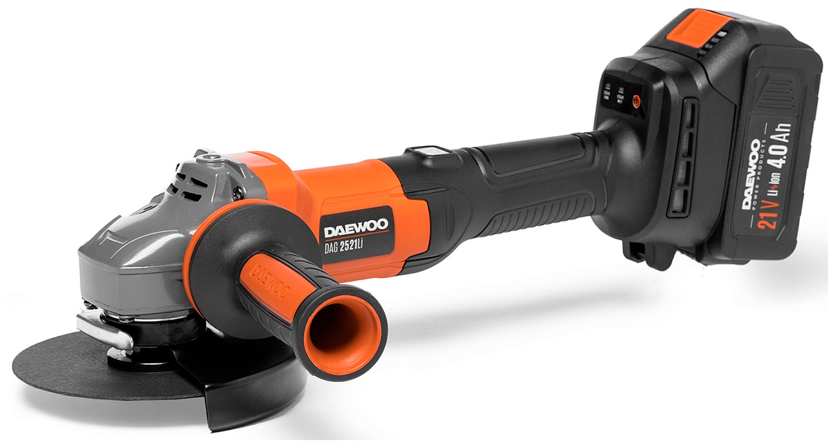 

Углошлифовальная машина аккумуляторная Daewoo Power Products DAG 2521Li SET