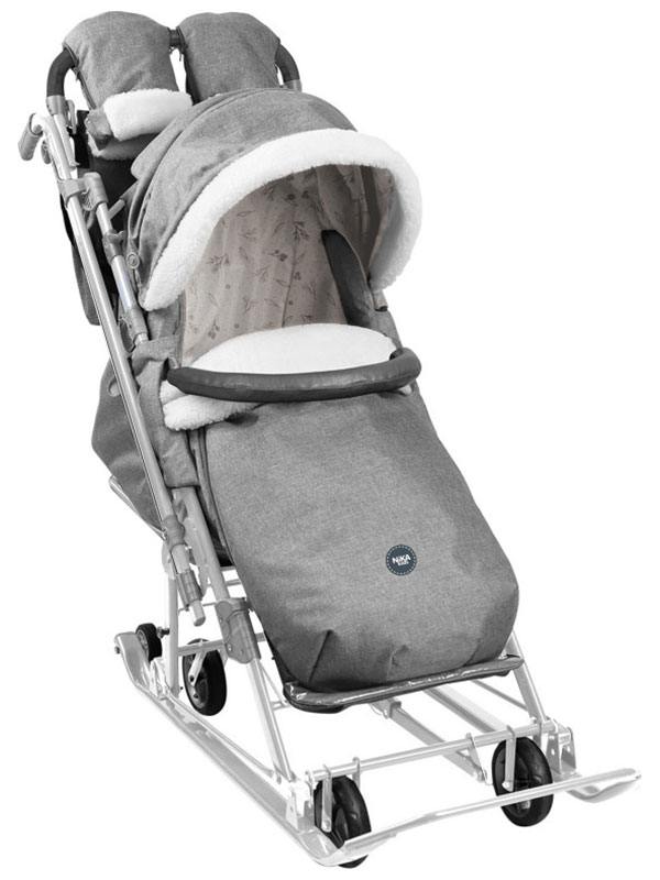 Изображение товара Коляска комбинированная Ника Ника детям 7-8К, НД7-8К (дымчатый)