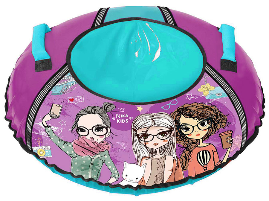 Изображение товара Тюбинг Ника ТБ1КР-95 селфи для активного зимнего отдыха детей