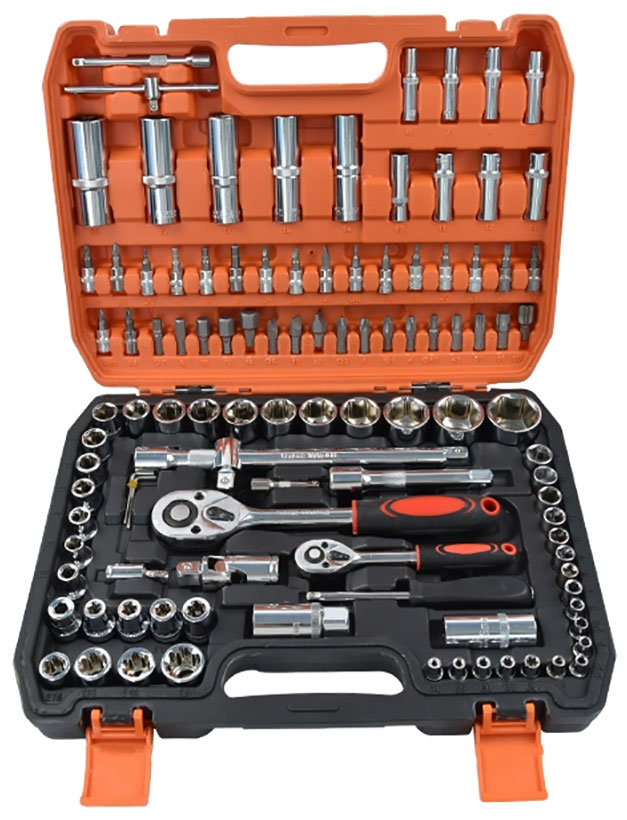 Изображение товара Набор инструментов Turbosky 108 предметов автомобильный для ремонта и обслуживания