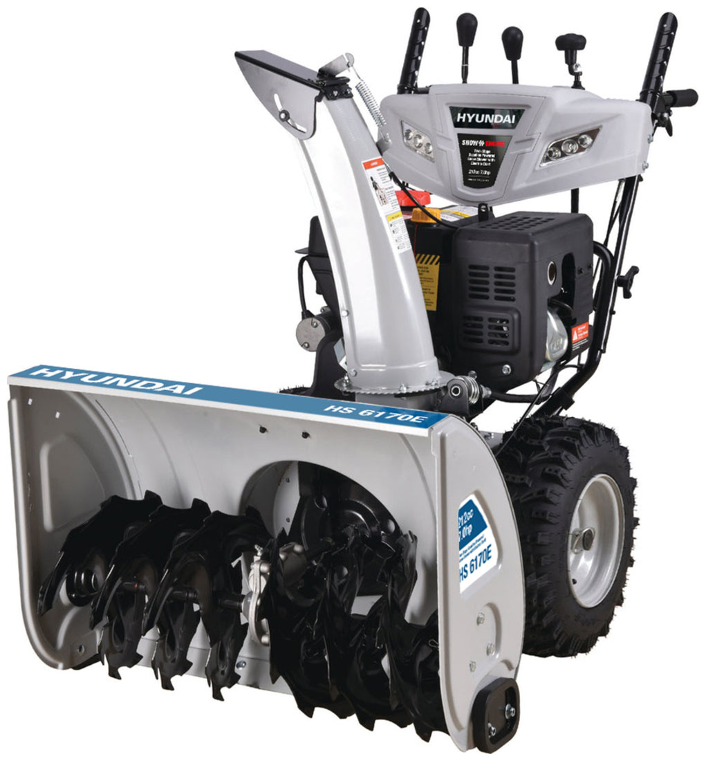 Изображение товара Hyundai HS 6170E снегоуборщик бензиновый колесный мощный и надежный
