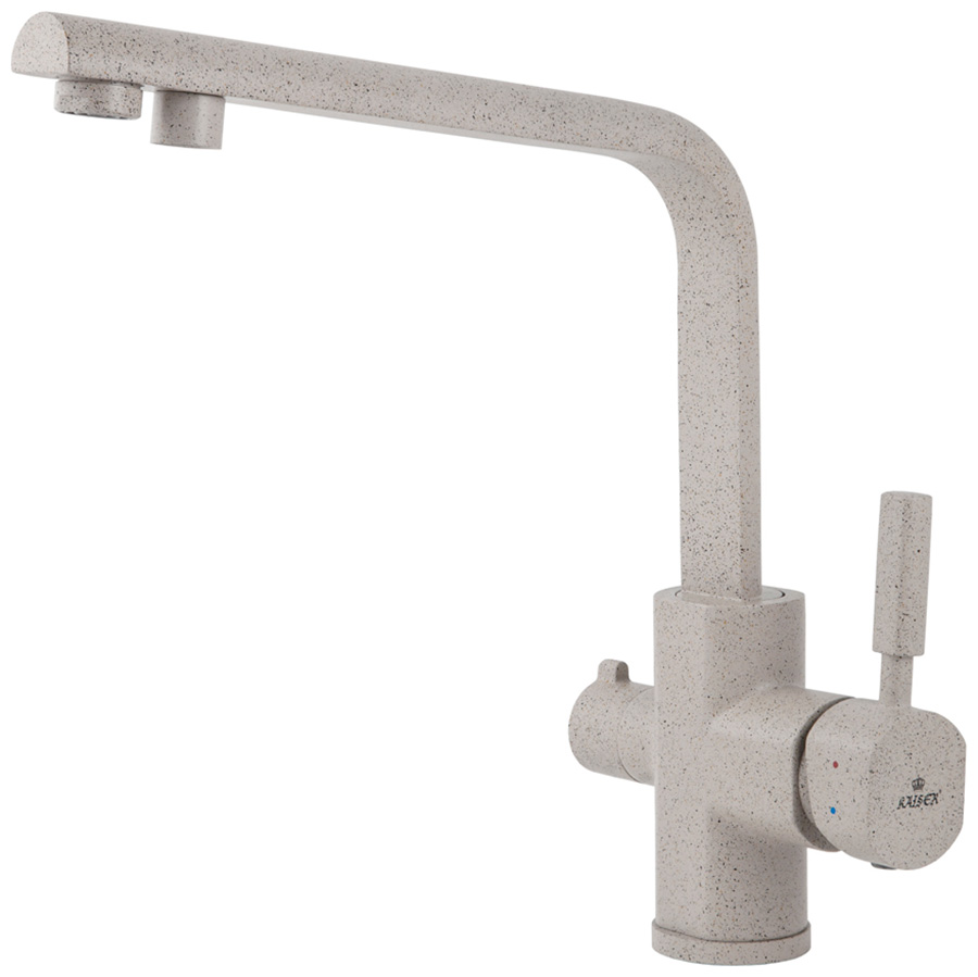 Изображение товара Смеситель для кухонной мойки Kaiser Decor 40144-4 песочный однорычажный