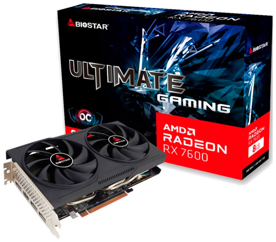 Изображение товара Видеокарта Biostar Radeon RX 7600 8Gb (VA76S6RM81)