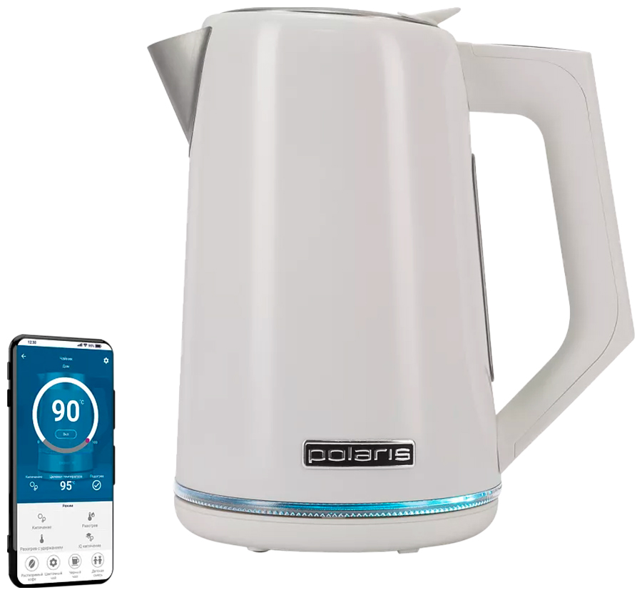 

Чайник электрический Polaris PWK 1746 CAD WIFI IQ Home, белый