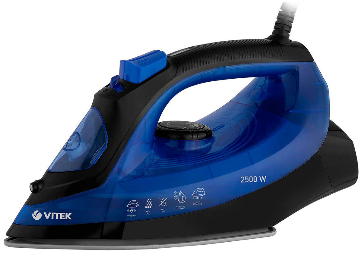 Утюг Vitek VT-8323, синий/черный