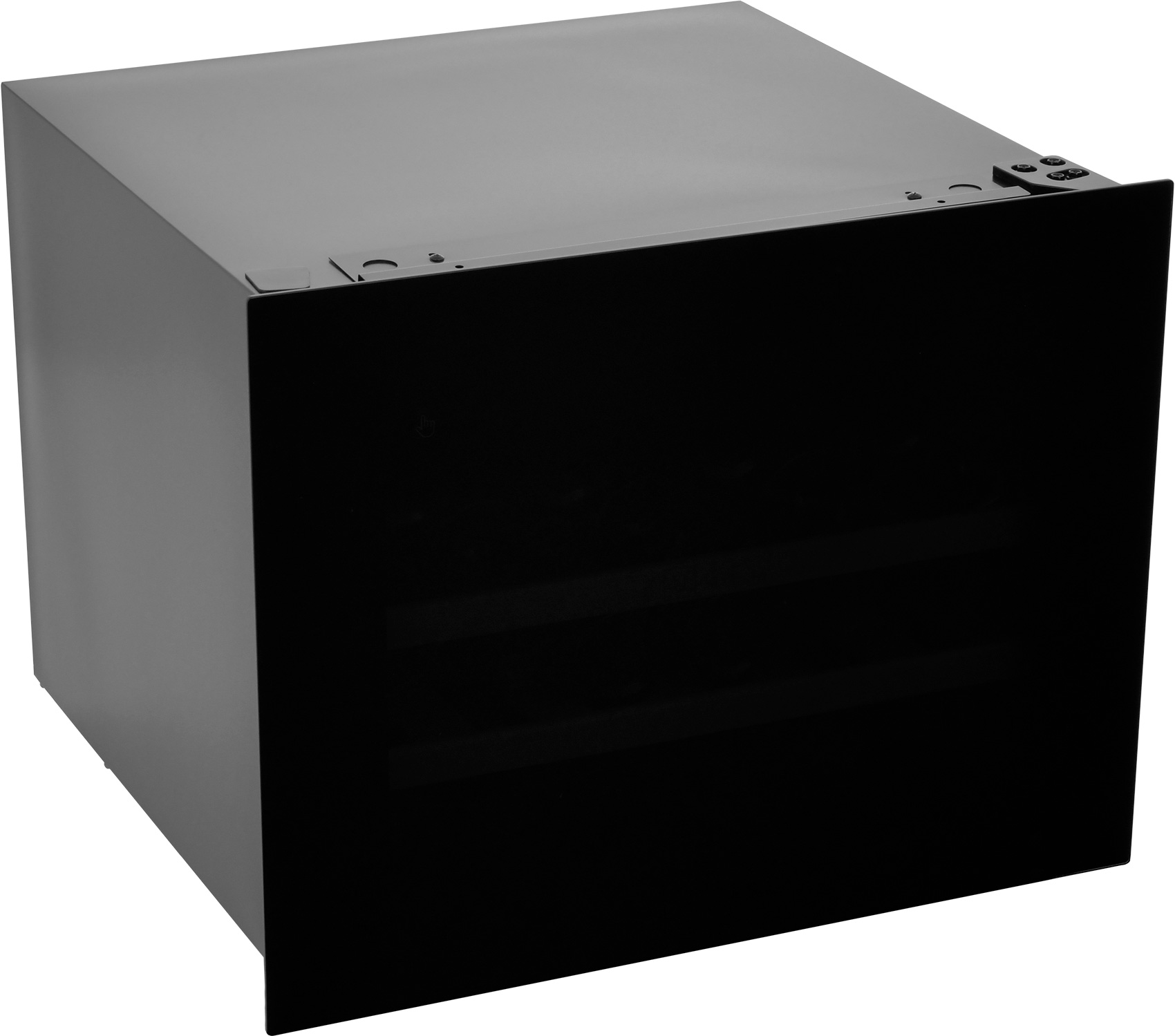 Изображение товара Встраиваемый винный шкаф Zugel ZCWI280B с поддержкой 28 бутылок и сенсорным управлением