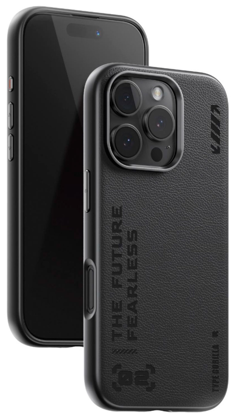 

Чехол с магнитным покрытием Type Gorilla Premium Magnetic iPhone 15 Pro, Black Leather (BL-T52-iP15P-LTR-BK), Черный