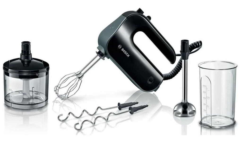 Изображение товара Миксер Bosch MFQ4980B ручной с насадками 850 Вт цвет черный