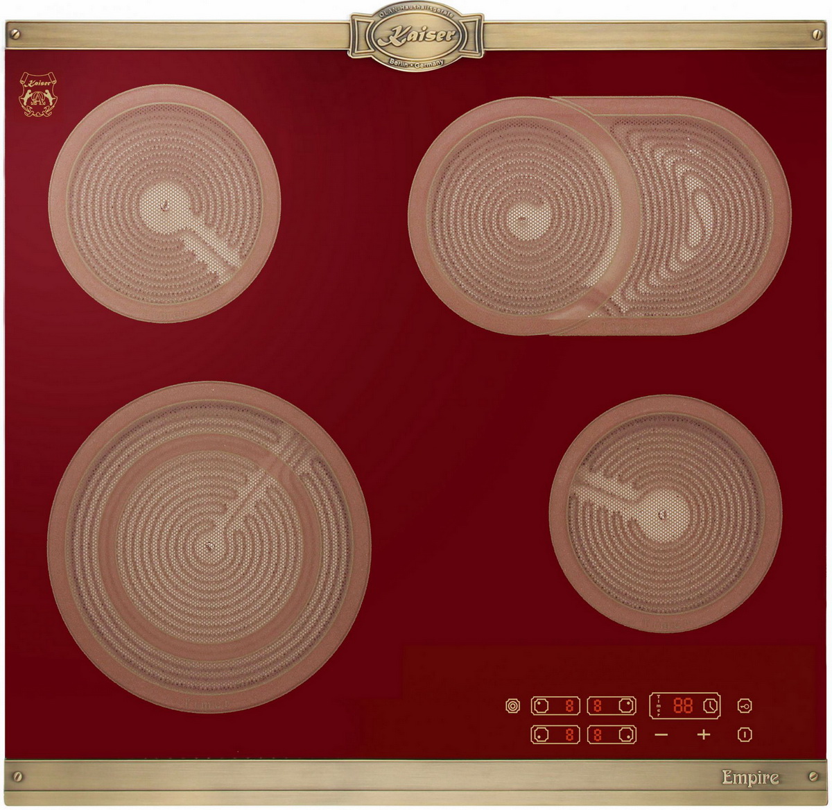 Изображение товара Индукционная варочная панель Kaiser KCT 6185 RotEm с 4 конфорками и сенсорным управлением