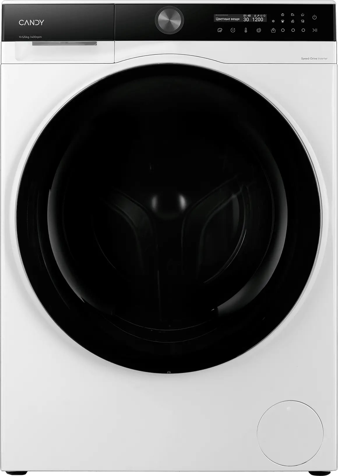 Изображение товара Стиральная машина с сушкой Candy UltimO C47D 4106MBSW-07 10.5 кг стирка 6 кг сушка