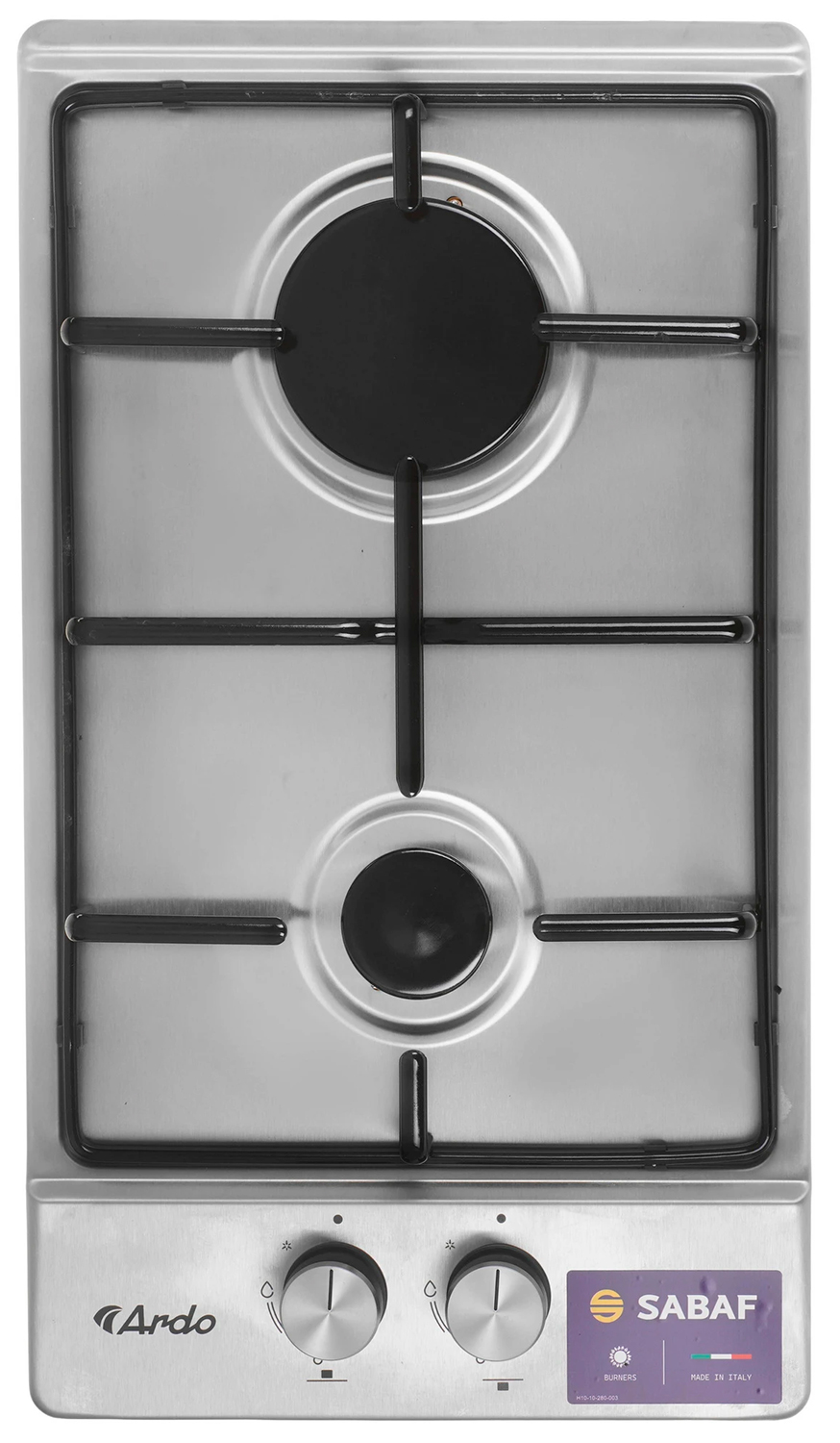 Изображение товара Газовая варочная панель Ardo MH32GX2 двухконфорочная нержавеющая сталь
