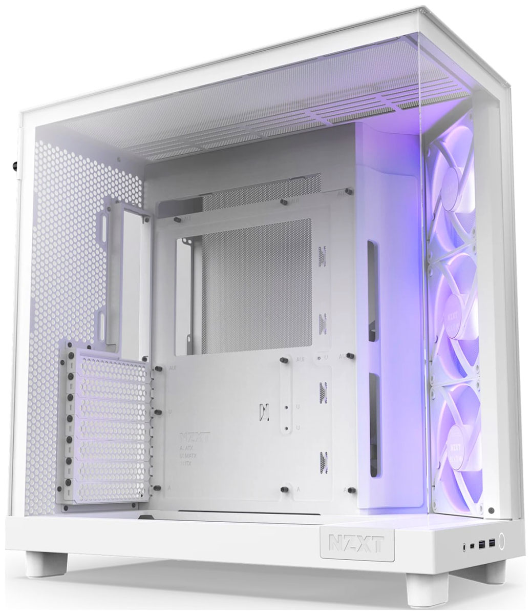 Изображение товара Компьютерный корпус NZXT H6 Flow RGB White (CC-H61FW-R1)