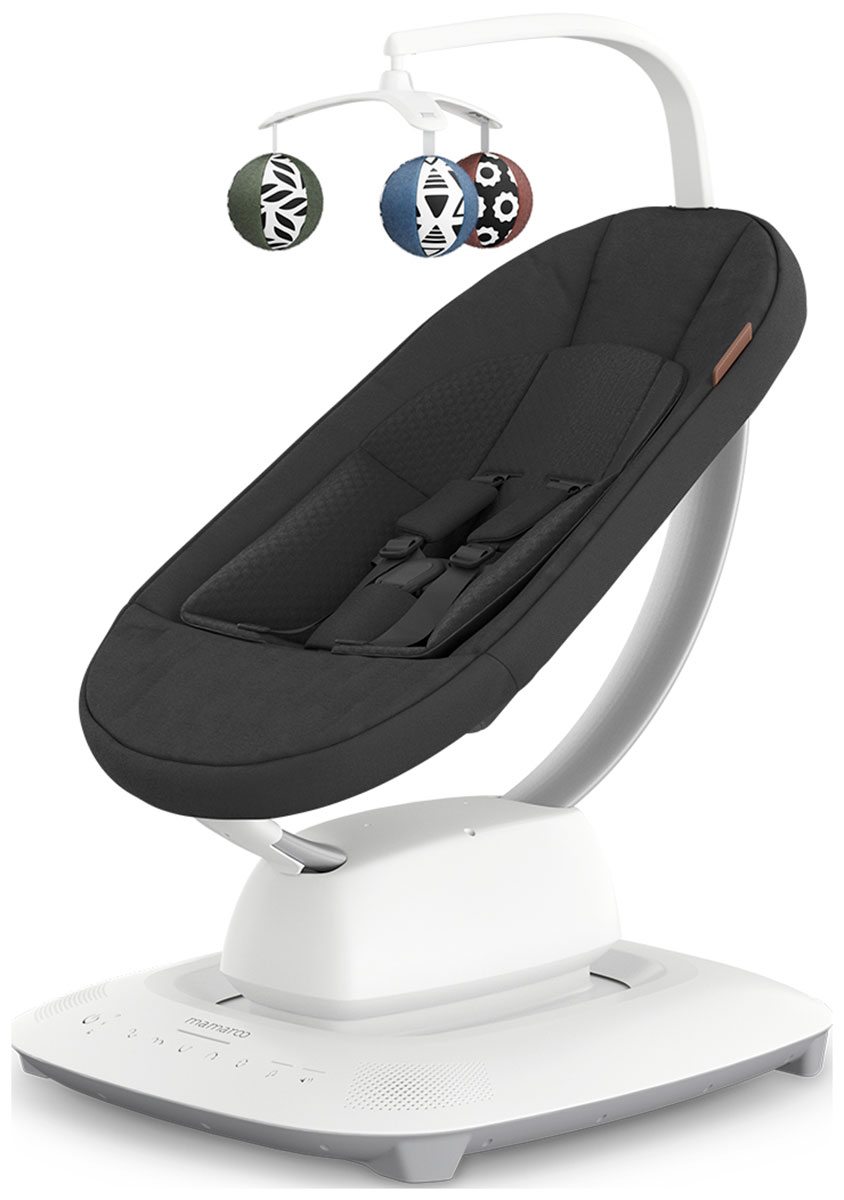 Изображение товара Кресло-качалка UPPAbaby mamaRoo Jake - Charcoal Melange (2001-MRO-EU-JKE)