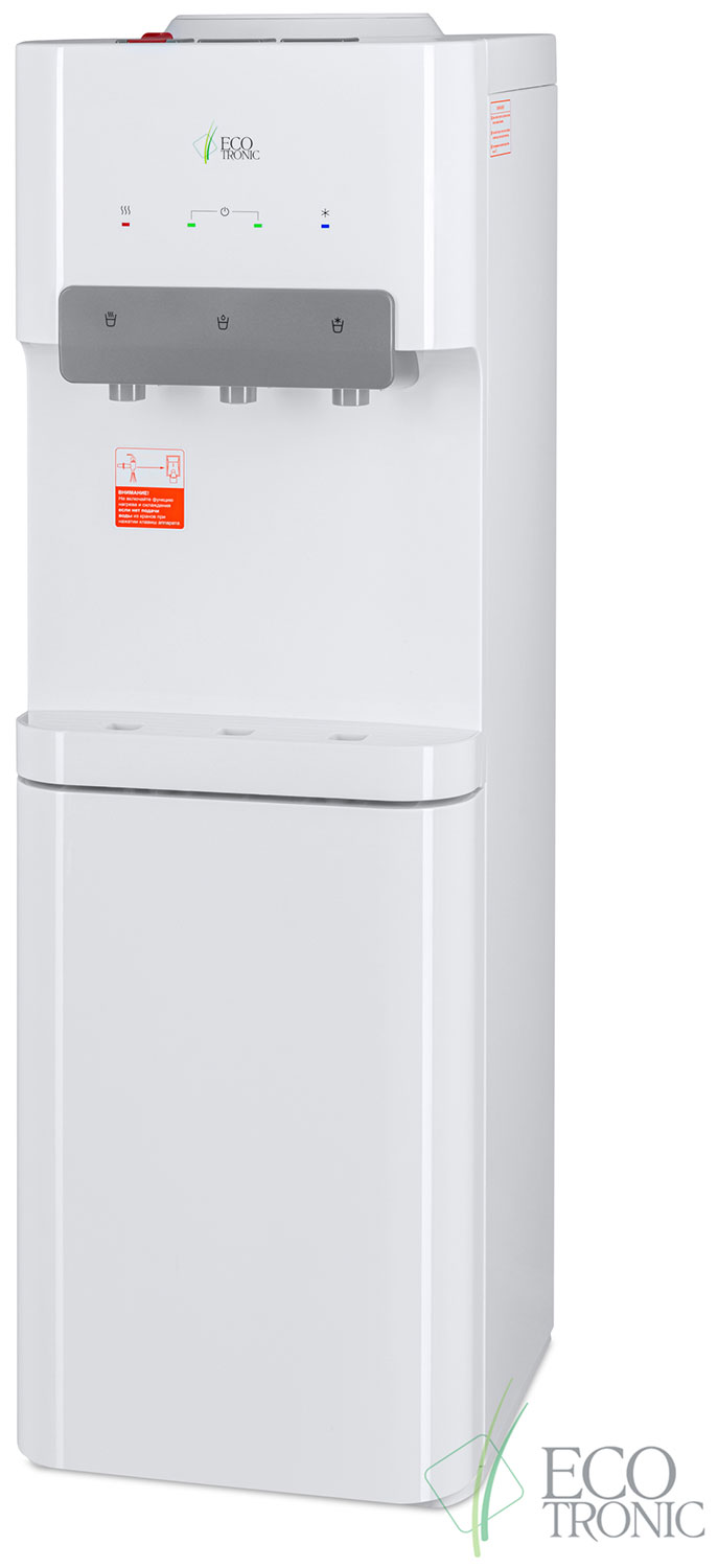 Изображение товара Кулер для воды Ecotronic B4-LF белый с холодильником и защитой