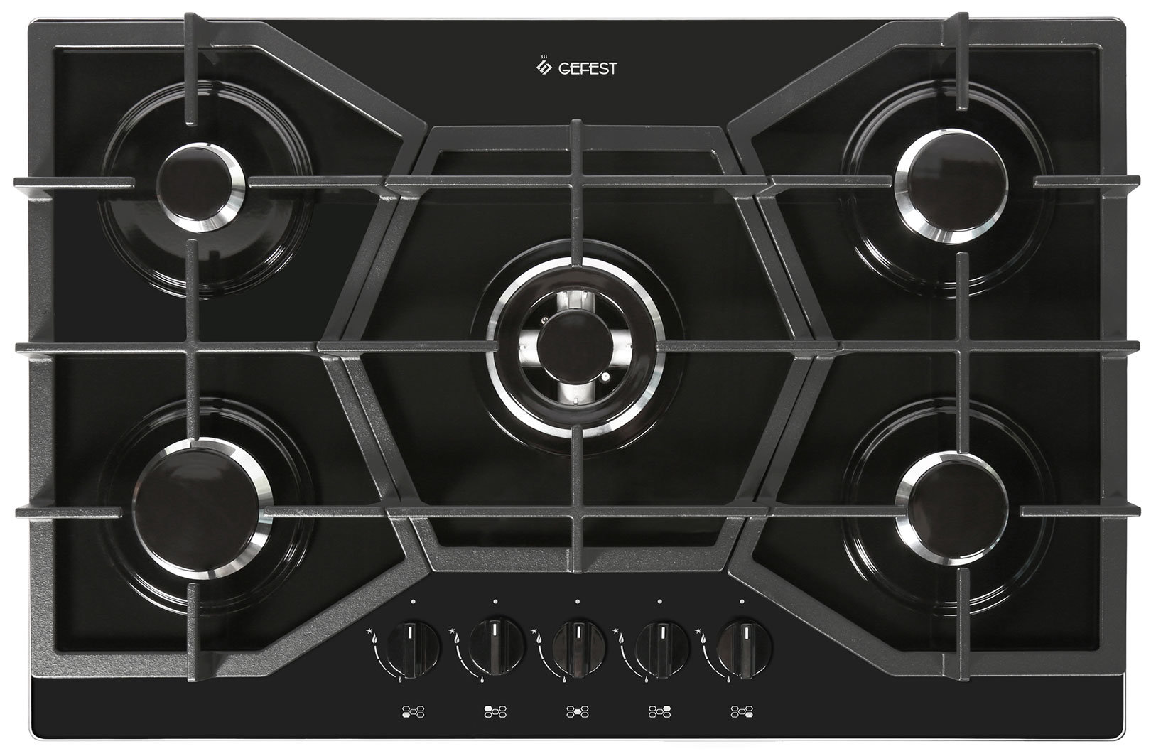 

Газовая варочная панель Gefest СГ СН 2340 К23, Черный