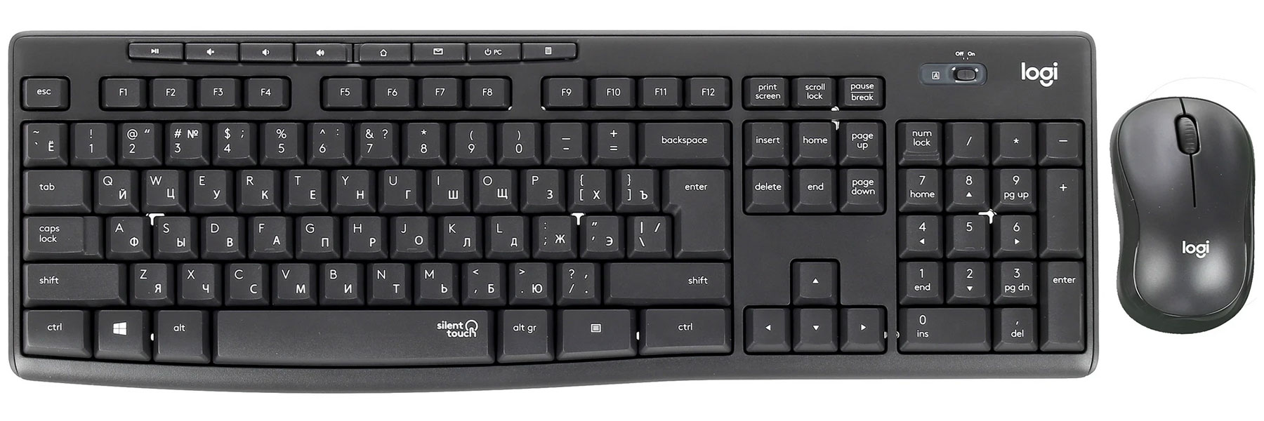 

Клавиатура+мышь беспроводная Logitech MK295