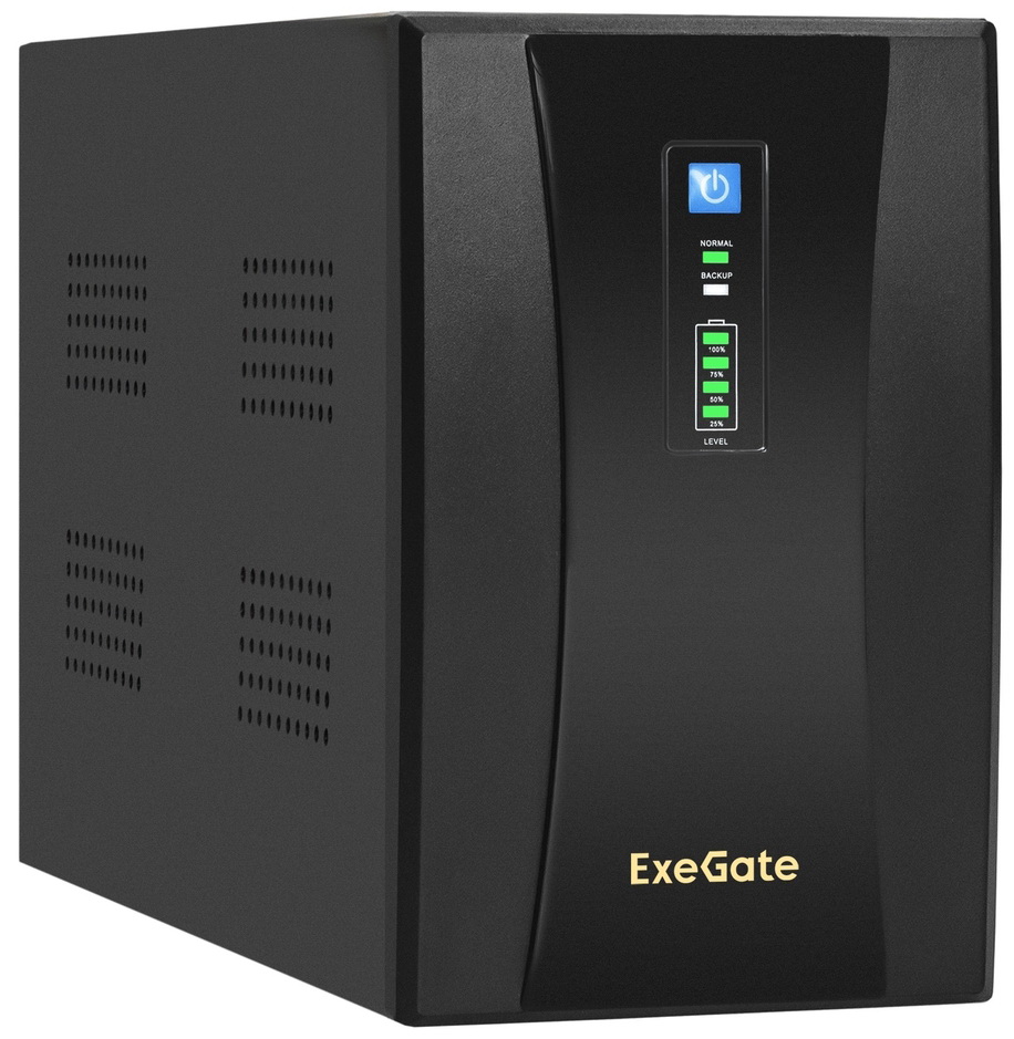 Изображение товара Источник бесперебойного питания ExeGate SpecialPro UNB-2200.LED.AVR.2SH.RJ.USB