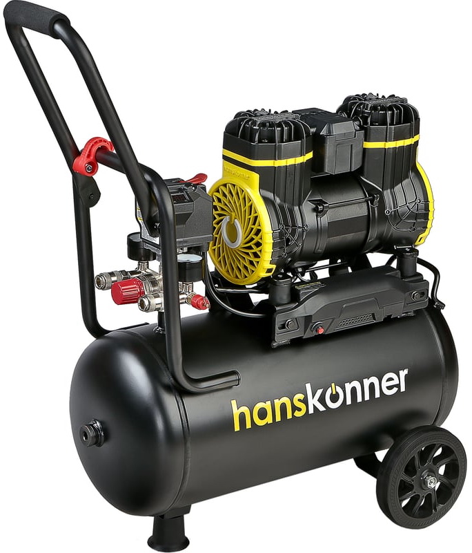 Изображение товара Компрессор воздушный безмасляный Hanskonner HAC241 240 л/мин 8 бар